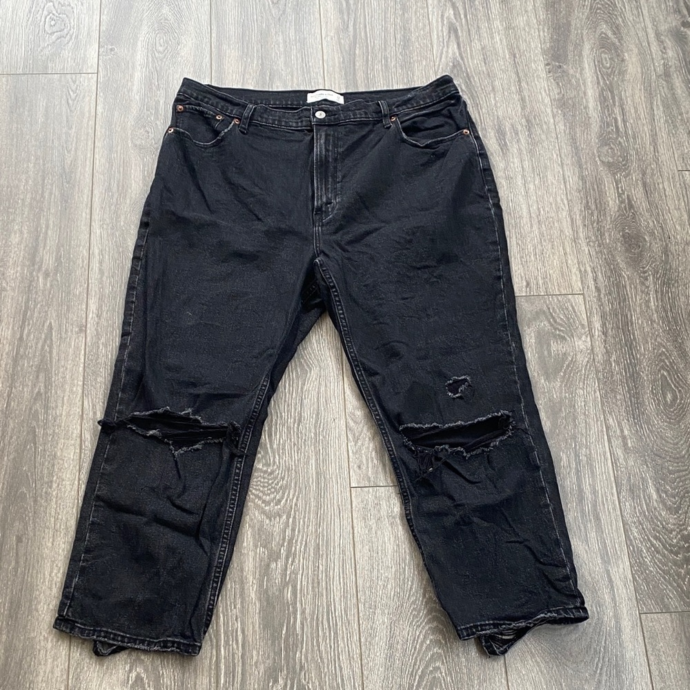 Abercrombie & Fitch - The Ankle Straight Ultra High Rise Jeans - Size 33/16 R